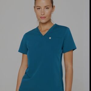 Teal V-Neck Women's Top SOLD